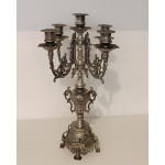 Castiçal de Prata 5 Velas Mariah 